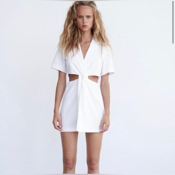 Zara | Dresses | White Zara Blazer Dress Xs Nwt | Poshmark Zara | Dresses | White Zara Blazer Dress Xs Nwt | Poshmark